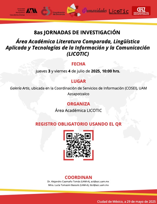 Área Académica Literatura Comparada, LingüísticaAplicada y Tecnologías de la Información y la Comunicación(LICOTIC)